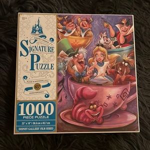 Brand new Alice in Wonderland signature puzzle